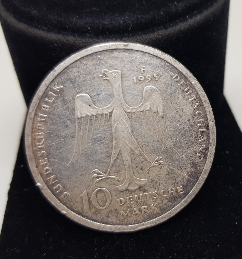 1995 TARİHLİ HATIRA 10 MARK GÜMÜŞ PARA