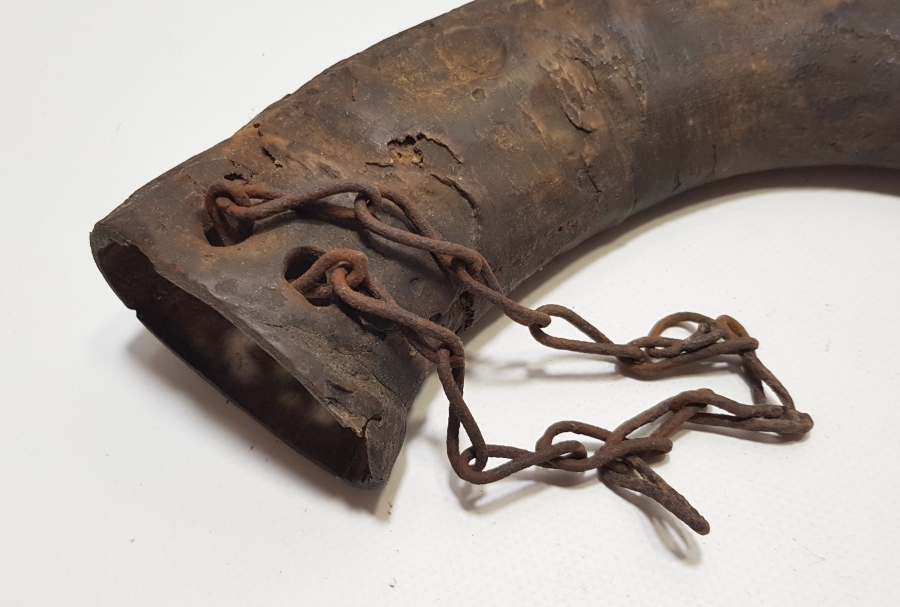 OSMANLI DÖNEMİ BOYNUZDAN MAMUL EL YAPIMI KAĞNI YAĞDANLIĞI