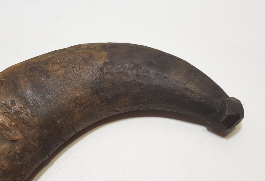 OSMANLI DÖNEMİ BOYNUZDAN MAMUL EL YAPIMI KAĞNI YAĞDANLIĞI