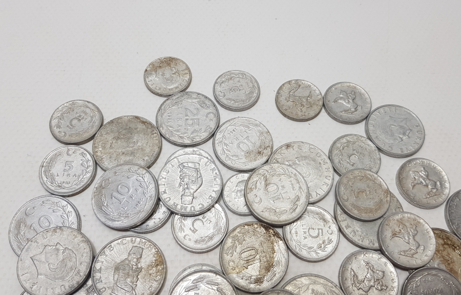 1970-1980LERDEN ANTİKA METAL PARA LOTU