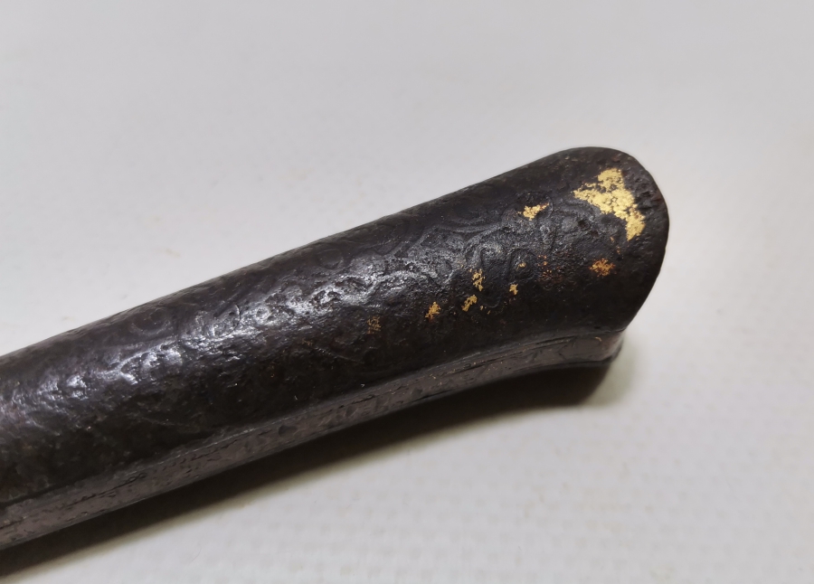 OSMANLI DÖNEMİ TOMBAK VE KABARTMA İŞÇİLİKLİ ÇOK NADİR KADI KAMASI SAPI