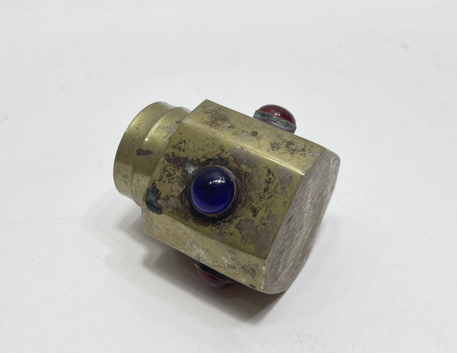 OSMANLI DÖNEMİ DOĞAL TAŞLARLA SÜSLÜ ÇOK NADİR GÜMÜŞ HATTAT RIHTANI