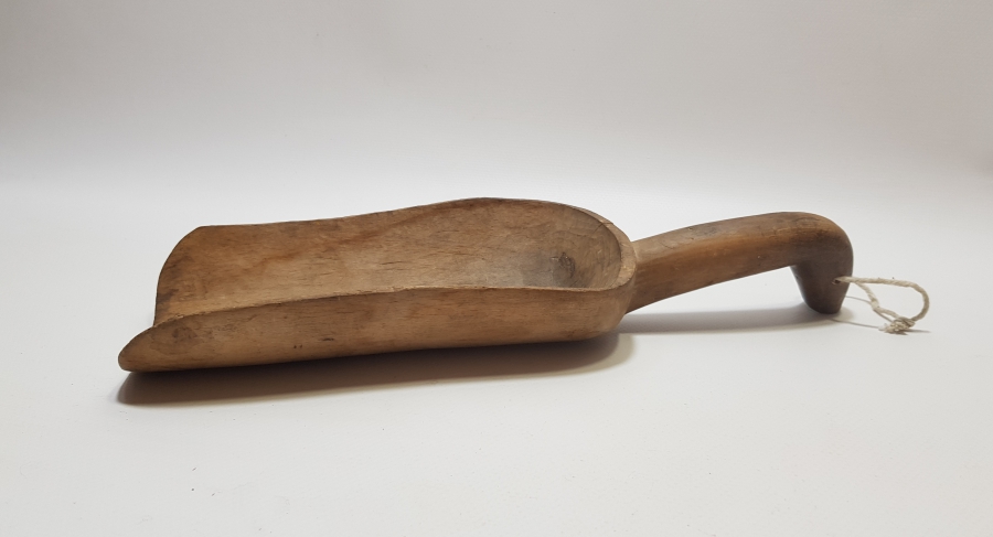 OSMANLI DÖNEMİ EL OYMA YEKPARE KAHVECİ KÜREĞİ