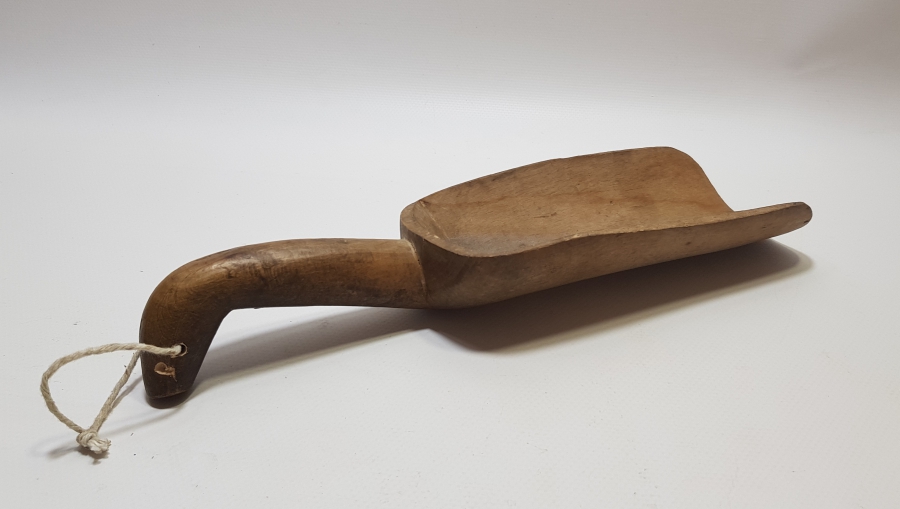 OSMANLI DÖNEMİ EL OYMA YEKPARE KAHVECİ KÜREĞİ