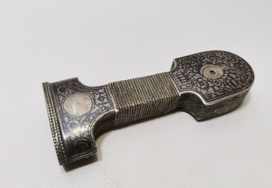 OSMANLI DÖNEMİ GÜMÜŞ ÇERKES KAMASI KIN VE SAPI