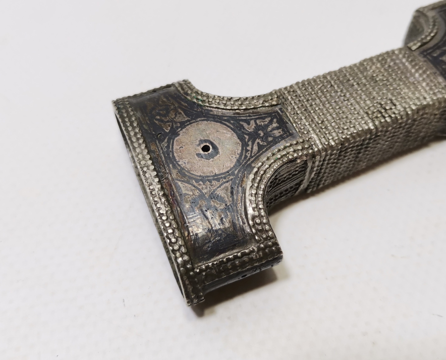 OSMANLI DÖNEMİ GÜMÜŞ ÇERKES KAMASI KIN VE SAPI