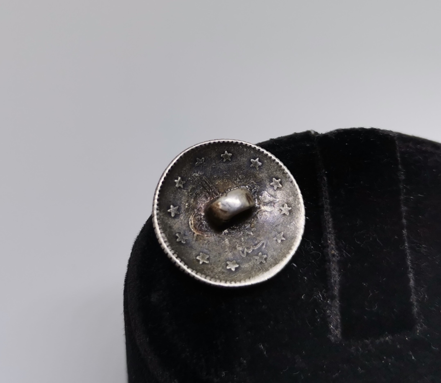 MEHMET REŞAT HAN DÖNEMİ GÜMÜŞ PARADAN YAPILMIŞ DÜĞME