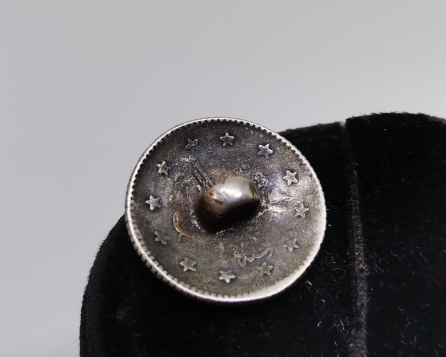 MEHMET REŞAT HAN DÖNEMİ GÜMÜŞ PARADAN YAPILMIŞ DÜĞME