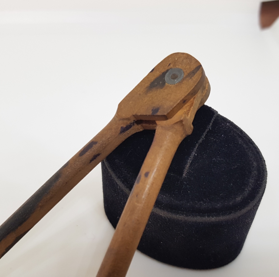 OSMANLI DÖNEMİ ÇOK NADİR EL YAPIMI AHŞAP MÜHENDİS PERGELİ