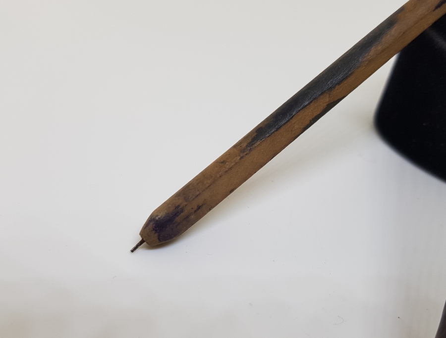 OSMANLI DÖNEMİ ÇOK NADİR EL YAPIMI AHŞAP MÜHENDİS PERGELİ