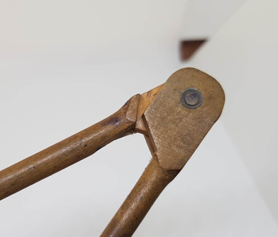 OSMANLI DÖNEMİ ÇOK NADİR EL YAPIMI AHŞAP MÜHENDİS PERGELİ