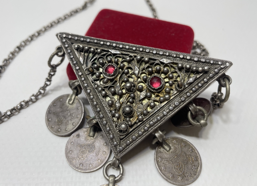 OSMANLI DÖNEMİ TUĞRALI GÜMÜŞ HAMAYIL