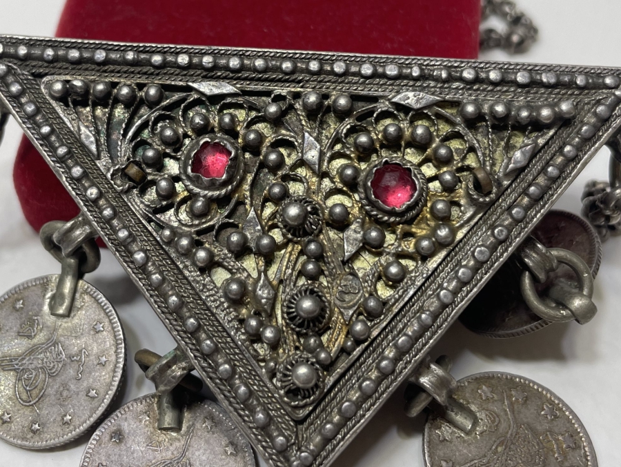 OSMANLI DÖNEMİ TUĞRALI GÜMÜŞ HAMAYIL