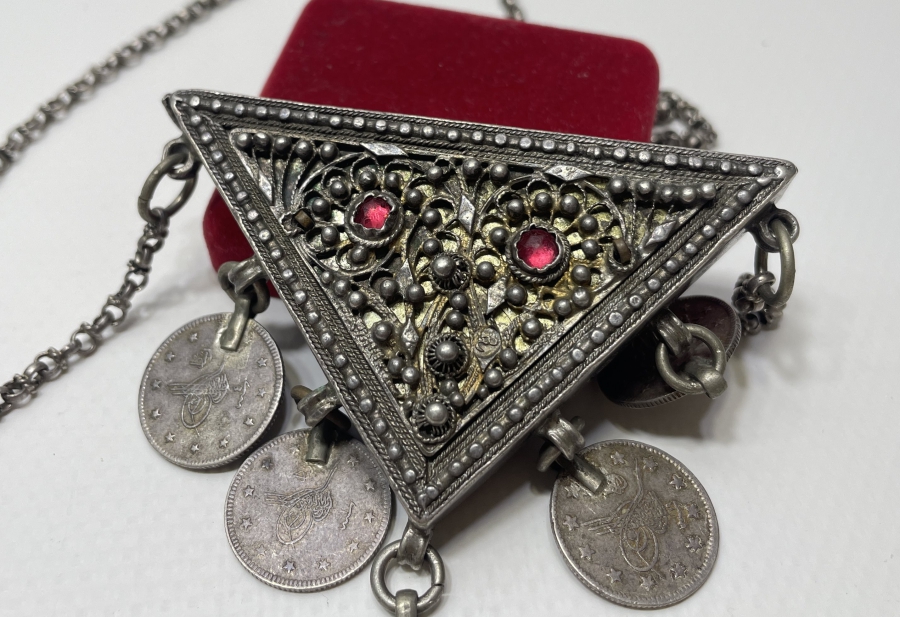 OSMANLI DÖNEMİ TUĞRALI GÜMÜŞ HAMAYIL