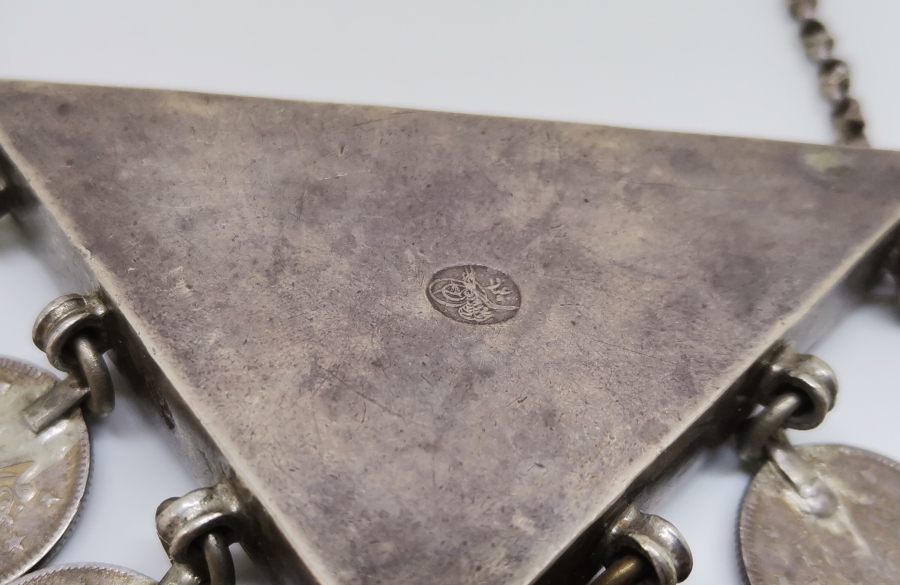 OSMANLI DÖNEMİ TUĞRALI GÜMÜŞ HAMAYIL