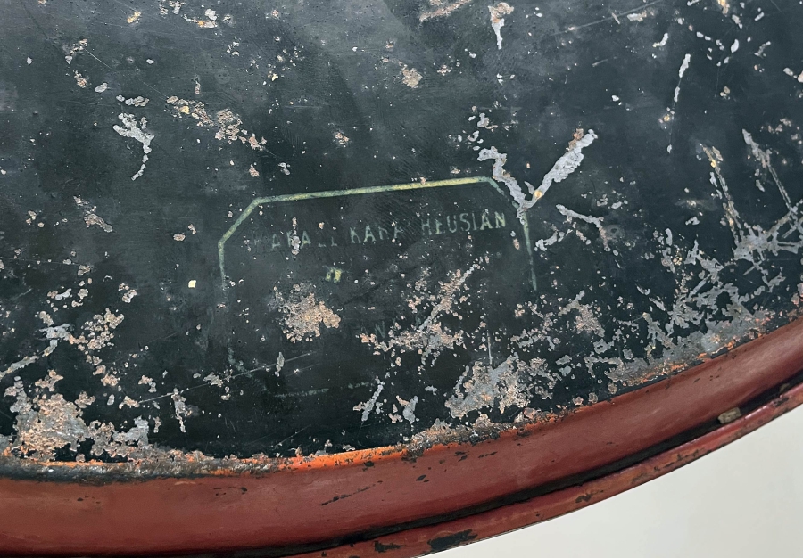 OSMANLI DÖNEMİ ERMENİ USTA DAMGALI ÇOK NADİR PULAT TEPSİ