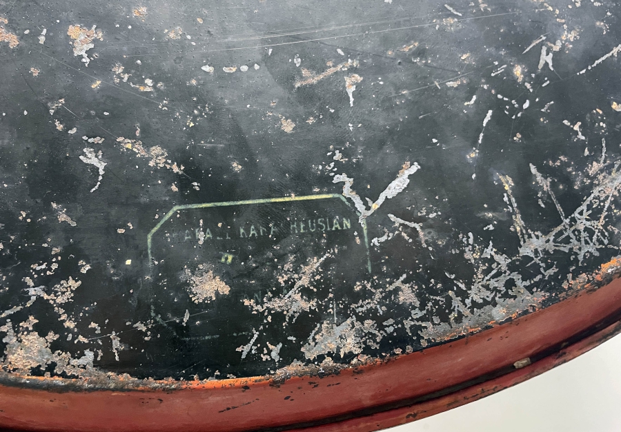 OSMANLI DÖNEMİ ERMENİ USTA DAMGALI ÇOK NADİR PULAT TEPSİ