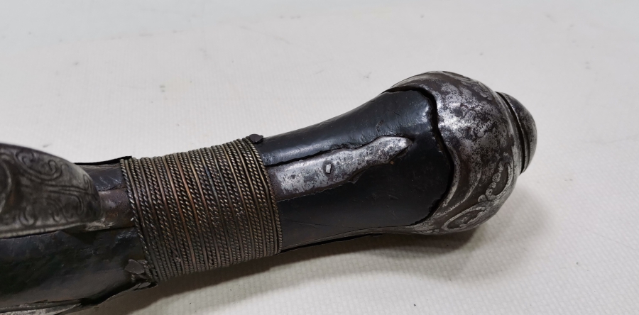 OSMANLI DÖNEMİ GÜMÜŞ APLİKLİ NADİR PİŞTOV