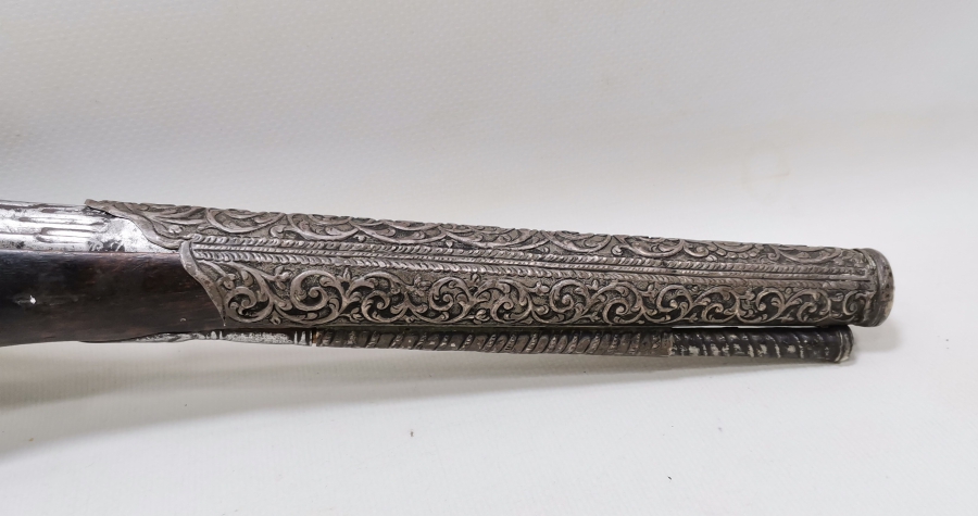 OSMANLI DÖNEMİ GÜMÜŞ APLİKLİ NADİR PİŞTOV