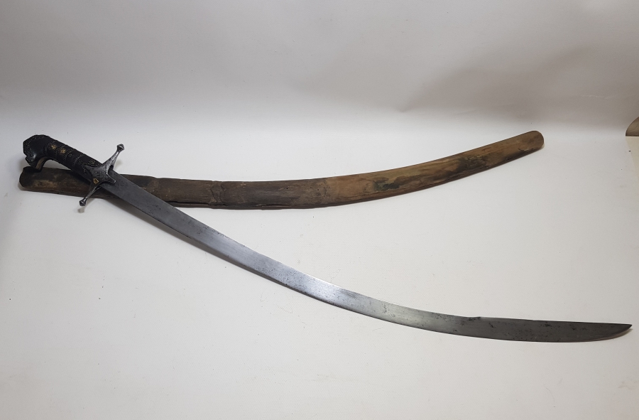 ORİJİNAL KININDA OSMANLI DÖNEMİ YENİÇERİ PALA