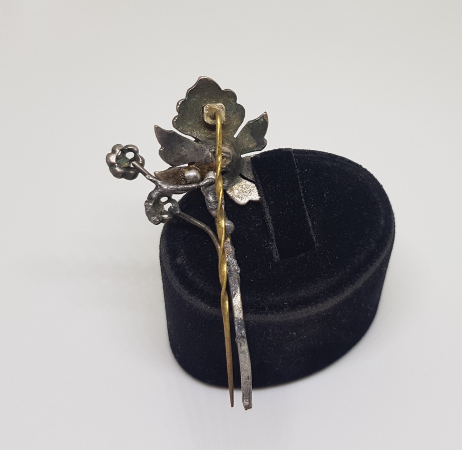 OSMANLI DÖNEMİ ELMAS TAŞLI ALTIN BROŞ - FES SORGUCU