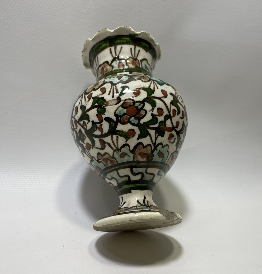 KÜTAHYA İŞİ EL BOYAMA ANTİKA VAZO