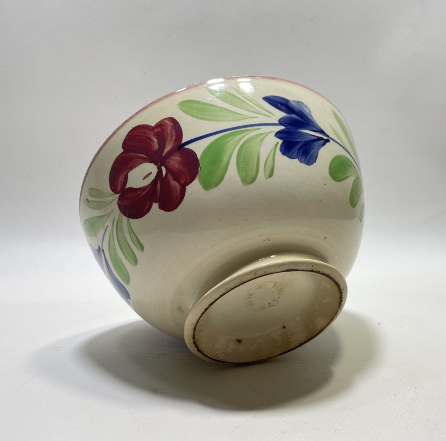 OSMANLI DÖNEMİ EL BOYAMA PORSELEN KASE