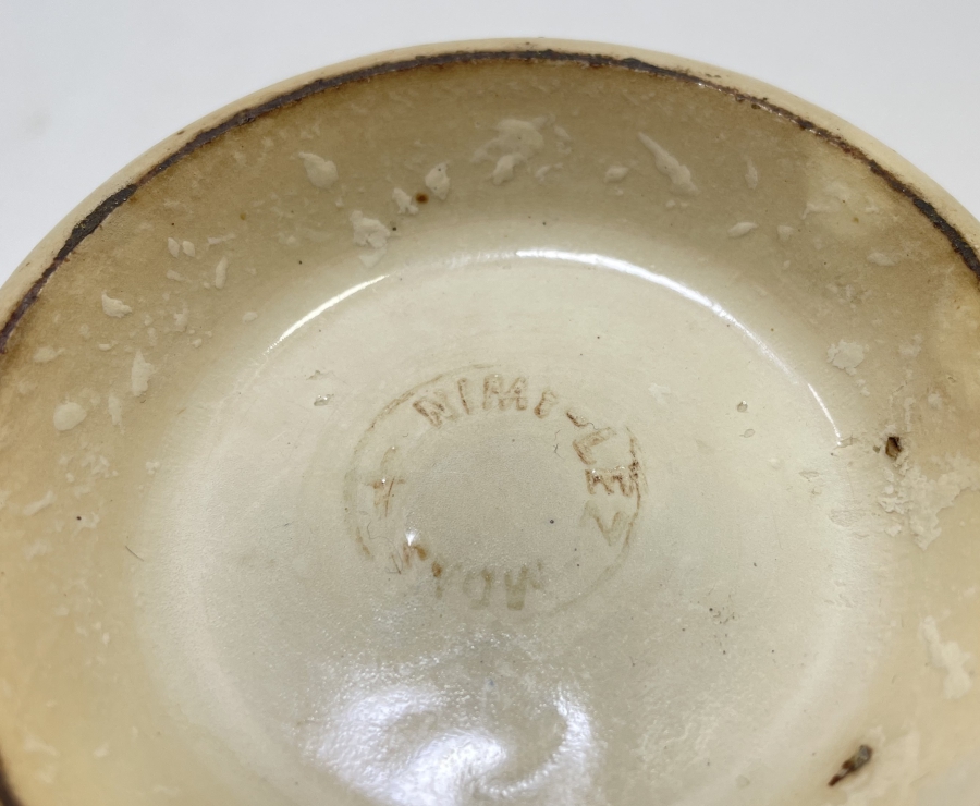 OSMANLI DÖNEMİ EL BOYAMA PORSELEN KASE