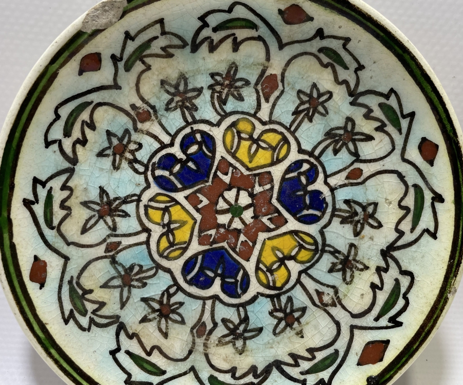 GÜVEN ÇİNİ YAPIMI USTA İŞİ EL BOYAMA ANTİKA İKRAMLIK