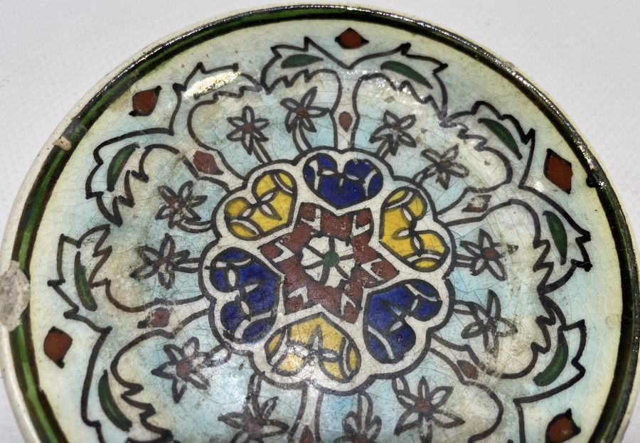 GÜVEN ÇİNİ YAPIMI USTA İŞİ EL BOYAMA ANTİKA İKRAMLIK