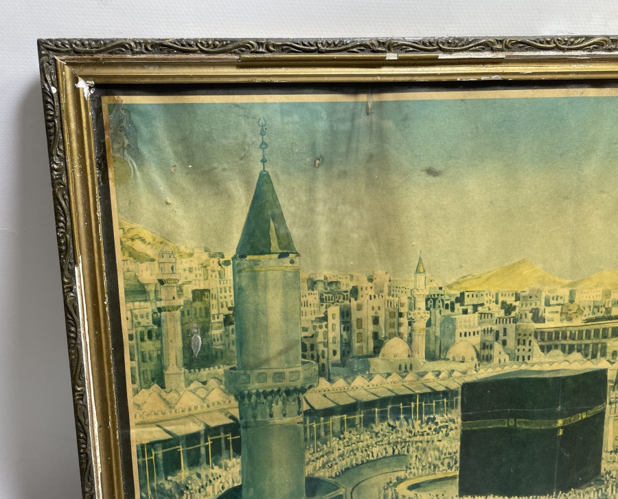 ORİJİNAL ÇERÇEVESİNDE OSMANLI SON DÖNEM ÇOK NADİR HAC VEKALETİ