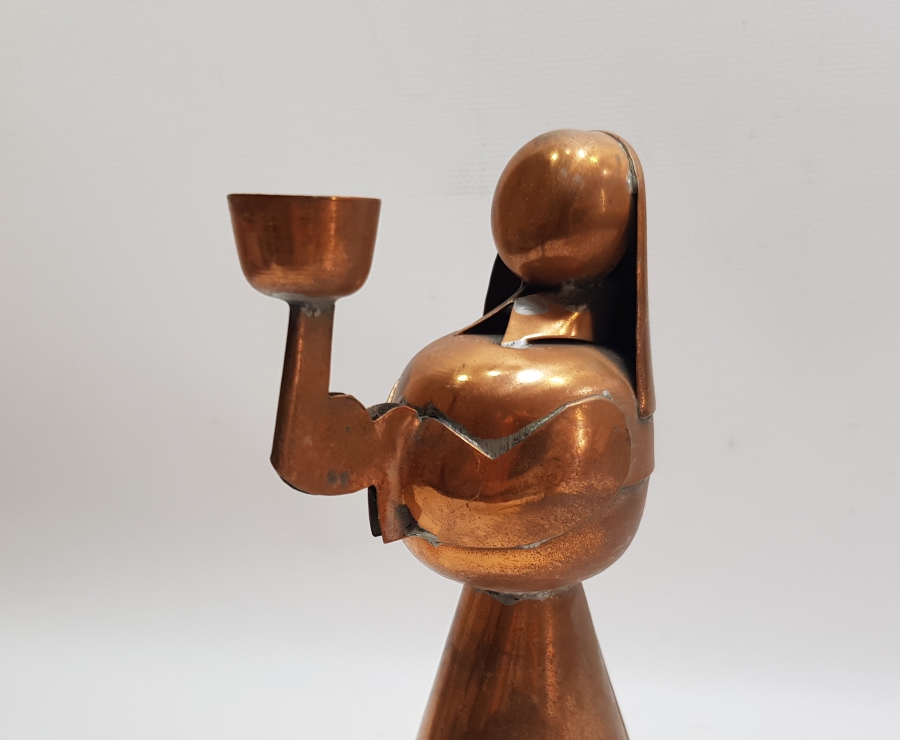 MERYEM ANA FORMUNDA YAPILMIŞ ANTİKA MUMLUK