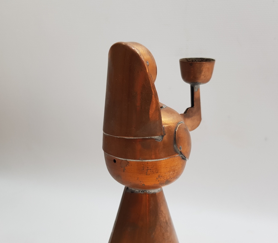 MERYEM ANA FORMUNDA YAPILMIŞ ANTİKA MUMLUK