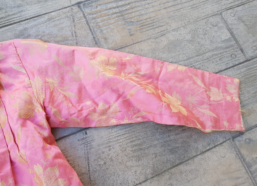 OSMANLI DÖNEMİ HAM İPEK ELMASİYE GELİN CEKETİ