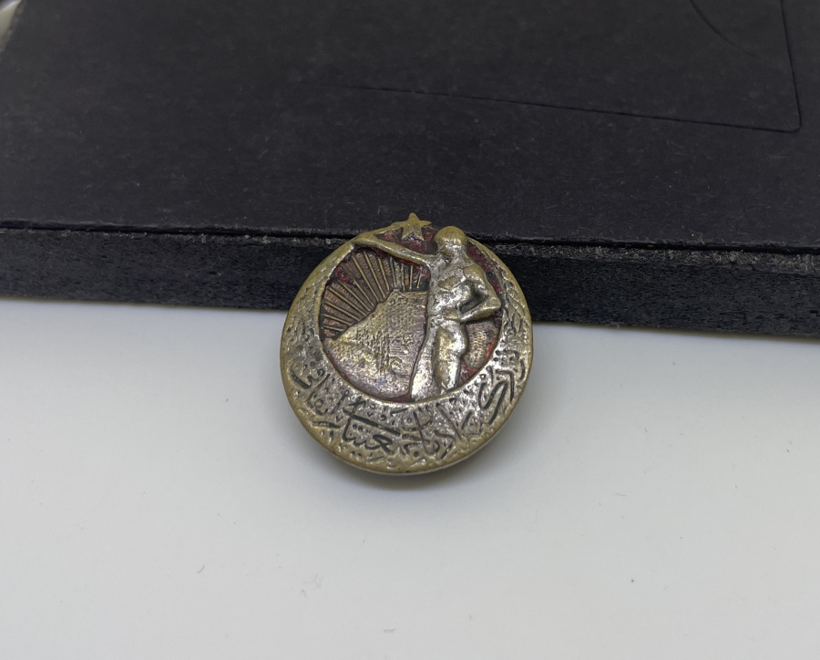 ÜZERİ OSMANLICA YAZILI ÇOK NADİR İDMAN CEMİYETİ ROZETİ