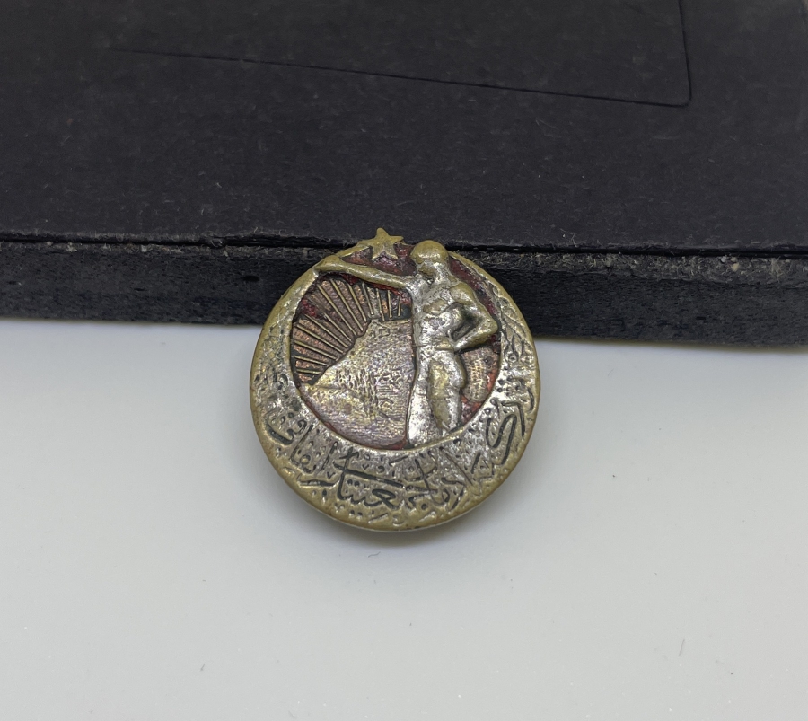 ÜZERİ OSMANLICA YAZILI ÇOK NADİR İDMAN CEMİYETİ ROZETİ