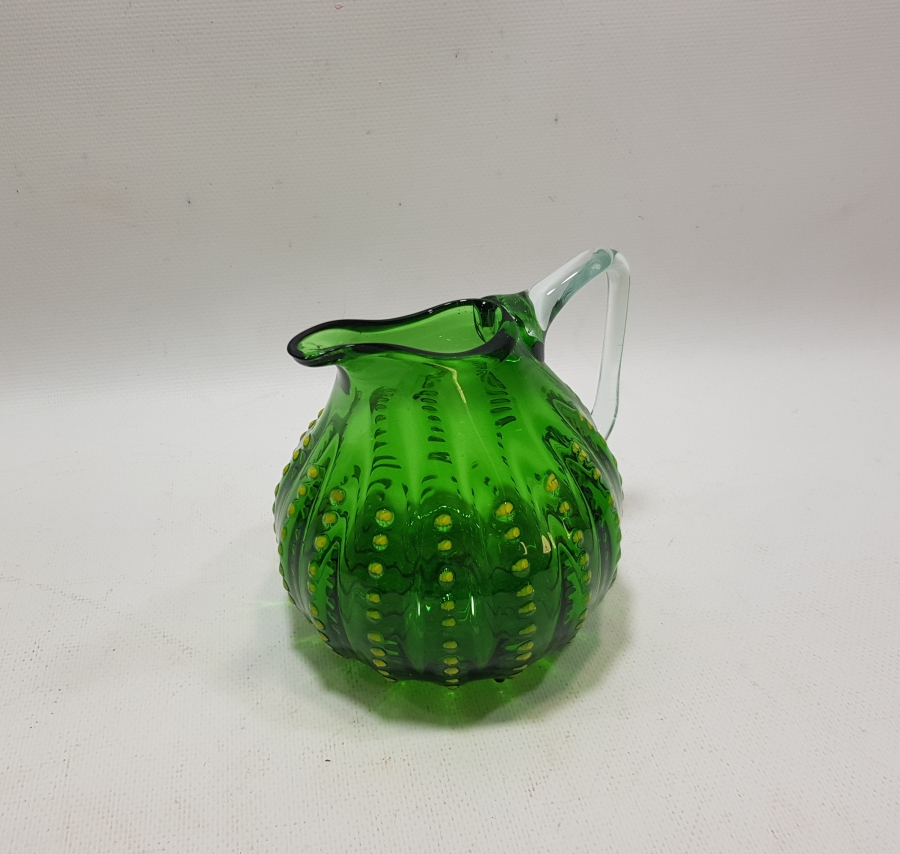 ÜFLEME CAMDAN MAMUL ANTİKA MURANO SÜRAHİ