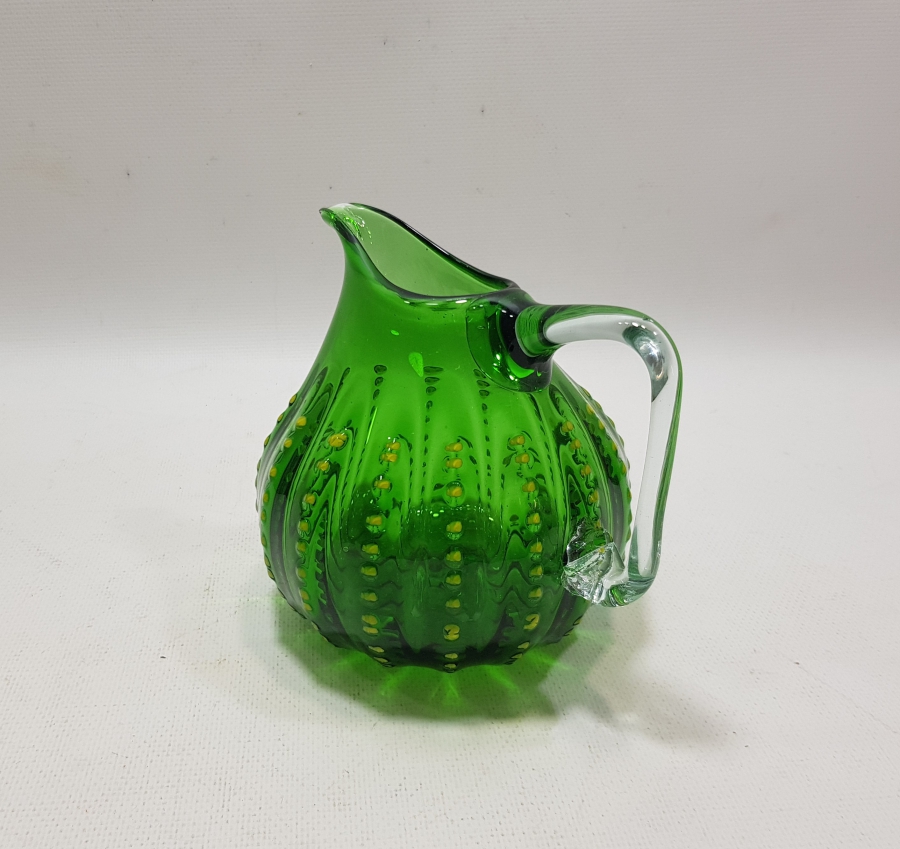 ÜFLEME CAMDAN MAMUL ANTİKA MURANO SÜRAHİ