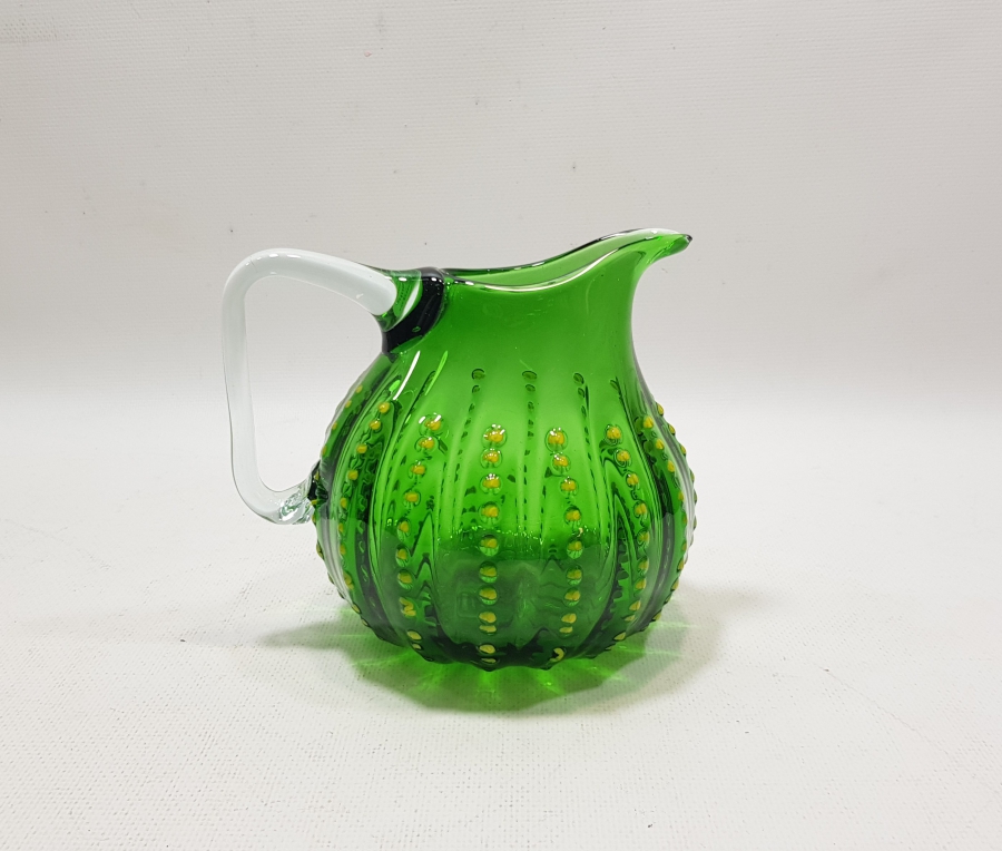 ÜFLEME CAMDAN MAMUL ANTİKA MURANO SÜRAHİ