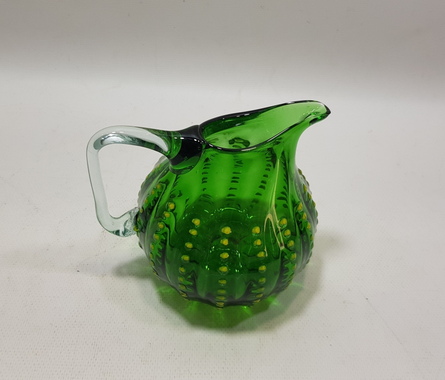 ÜFLEME CAMDAN MAMUL ANTİKA MURANO SÜRAHİ