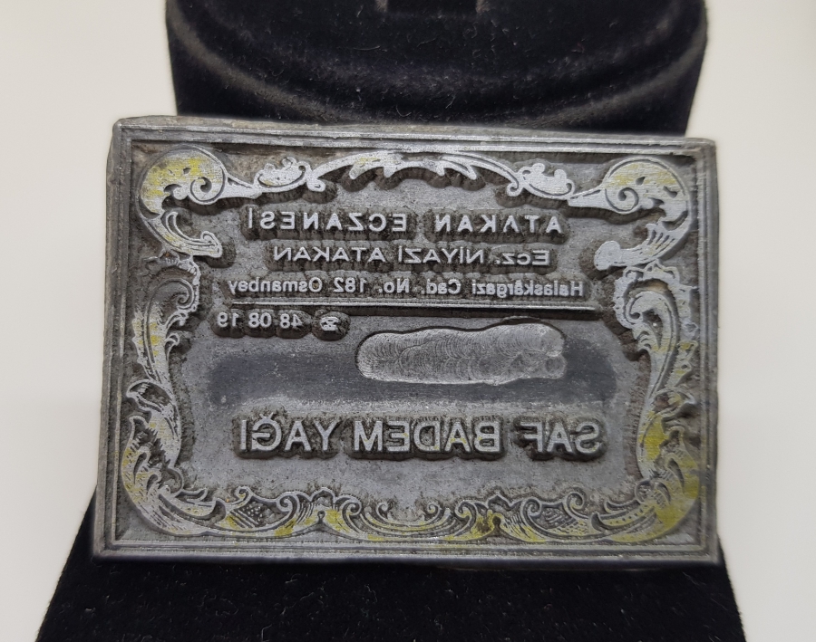 ANTİKA ECZACI ETİKET KLİŞESİ