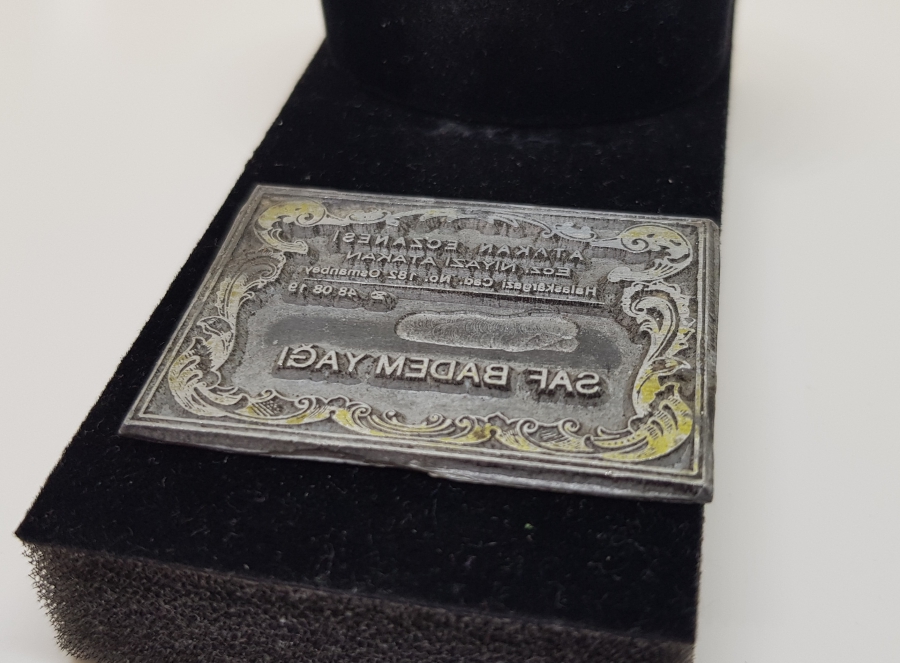 ANTİKA ECZACI ETİKET KLİŞESİ