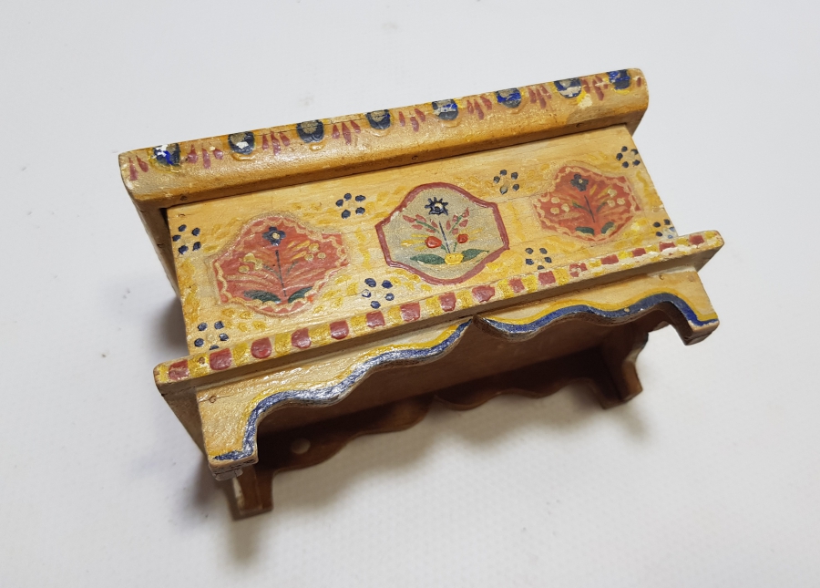 OSMANLI DÖNEMİ EL BOYAMA ÇOK NADİR AHŞAP TESPİH KUTUSU