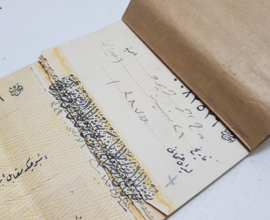 İZMİR BELEDİYE BAŞKANLIĞI YAPMIŞ ATATÜRK'ÜN YAKIN ÇALIŞMA ARKADAŞI MEHMET ŞÜKRÜ KAYA BEY'E AİT ÇEK DEFTERİ