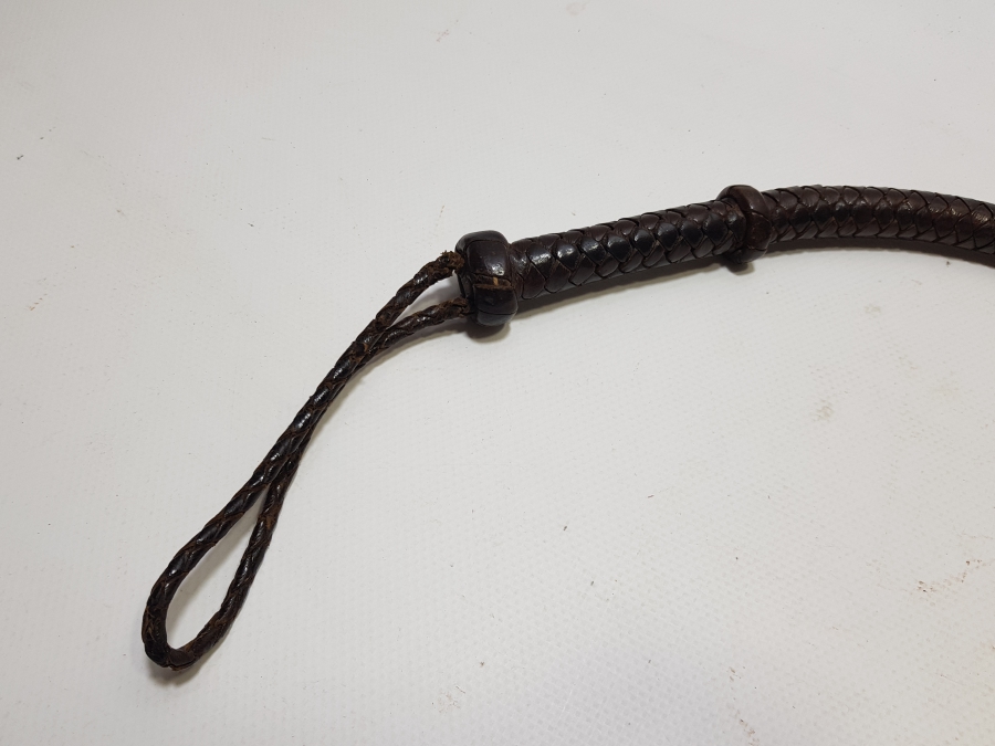 OSMANLI DÖNEMİ EL YAPIMI SUBAY AT KIRBACI