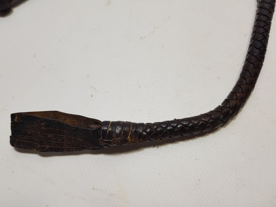 OSMANLI DÖNEMİ EL YAPIMI SUBAY AT KIRBACI