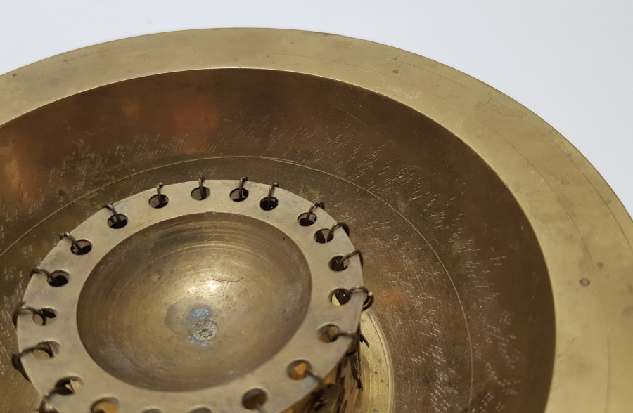 İÇİ AYETLERLE BEZELİ ANTİKA ŞİFA TASI