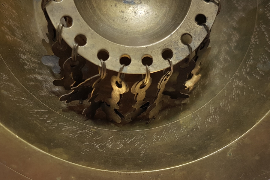 İÇİ AYETLERLE BEZELİ ANTİKA ŞİFA TASI