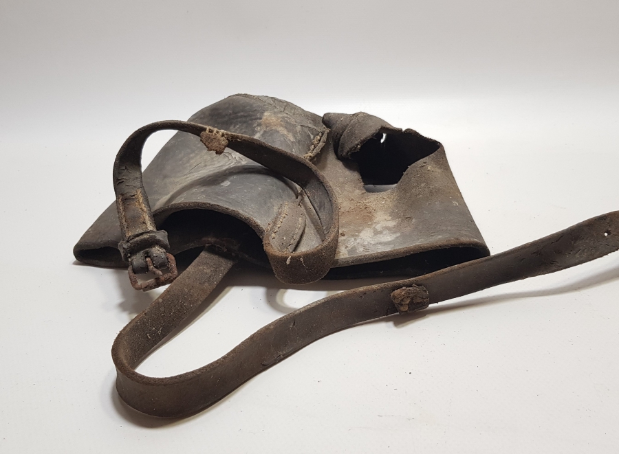 OSMANLI DÖNEMİ ÇOK NADİR DERİ CELLAT MASKESİ