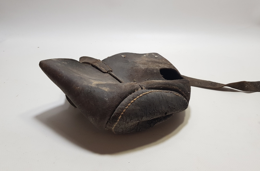 OSMANLI DÖNEMİ ÇOK NADİR DERİ CELLAT MASKESİ